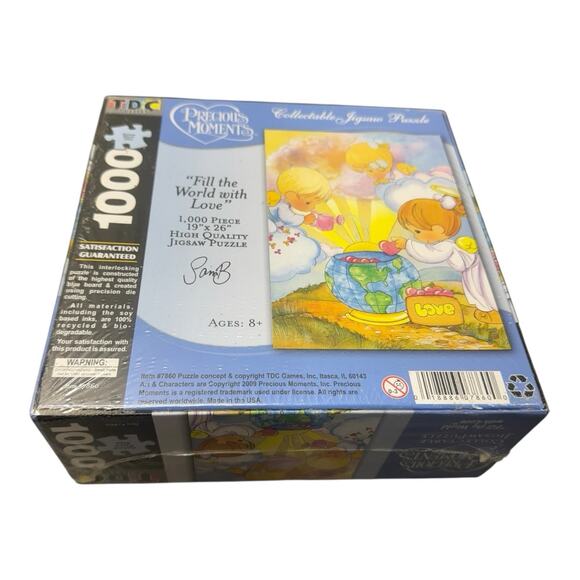 2009 TDC Puzzles Precious Moment Fill the World with Love 1000 Pieces - Picture 3 of 3